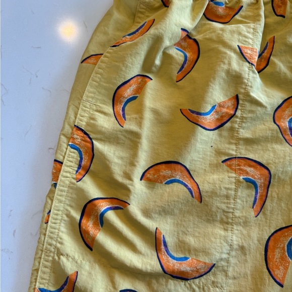Patagonia Men's Baggies Cantaloupe Print Pockets Swim/Hiking / large - Picture 4 of 11